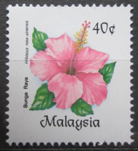 Poštovní známka Malajsie 1984 Ibišek èínská øùže Mi# 295