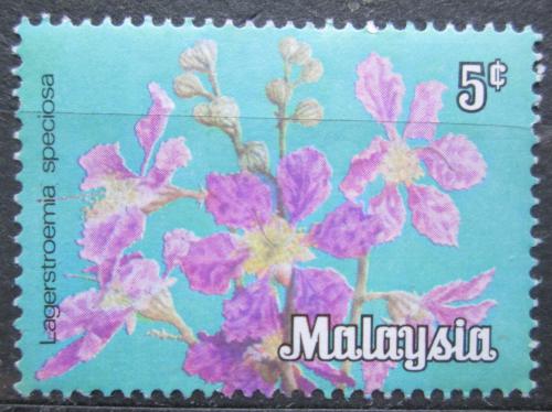 Poštovní známka Malajská federace 1979 Lagerstroemia speciosa Mi# 3 X