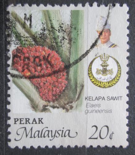 Poštovní známka Malajsie, Perak 1986 Palma olejná Mi# 151 A