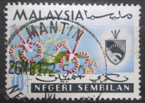Poštovní známka Malajsie, Negeri Sembilan 1965 Orchidej Mi# 83