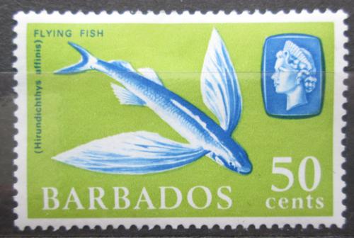 Potovn znmka Barbados 1965 Ltajc ryba Mi# 246