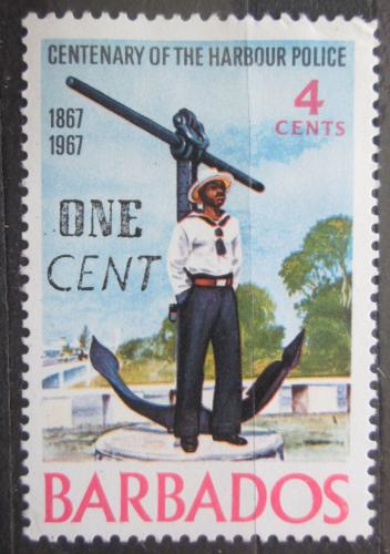 Poštovní známka Barbados 1969 Námoøník pøetisk Mi# 291
