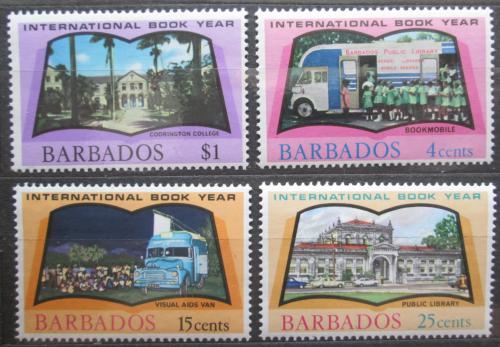 Poštovní známky Barbados 1972 Mezinárodní rok knihy Mi# 345-48