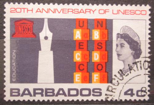 Poštovní známka Barbados 1967 UNESCO, 20. výroèí Mi# 259