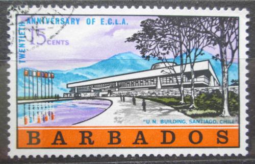 Potovn znmka Barbados 1968 Budova OSN v Santiagu Mi# 270