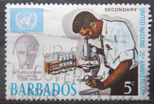 Potovn znmka Barbados 1970 Vzdln Mi# 314