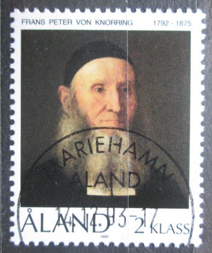 Poštovní známka Alandy 1992 Reverend Knorring Mi# 56