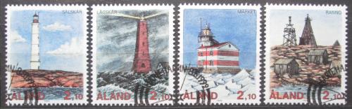 Poštovní známky Alandy 1992 Majáky Mi# 57-60
