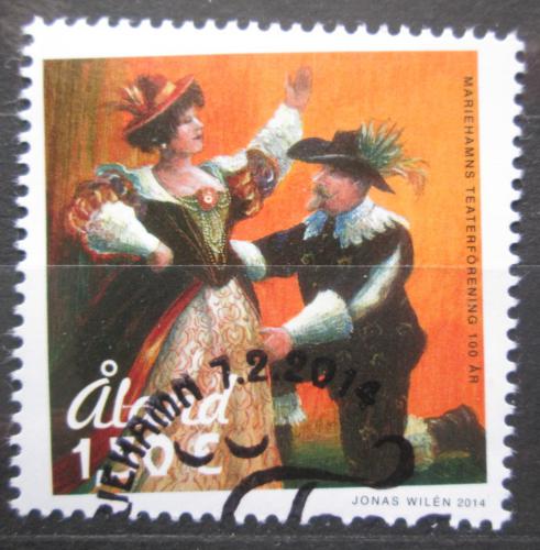 Poštovní známka Alandy 2014 Divadelní pøedstavení Thenne Papegoie Mi# 386
