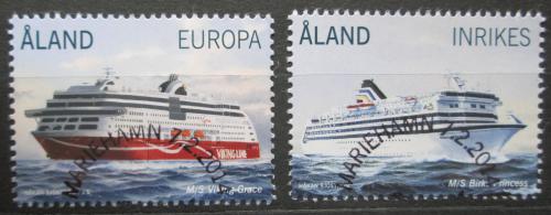 Poštovní známky Alandy 2014 Výletní lodì Mi# 387-88