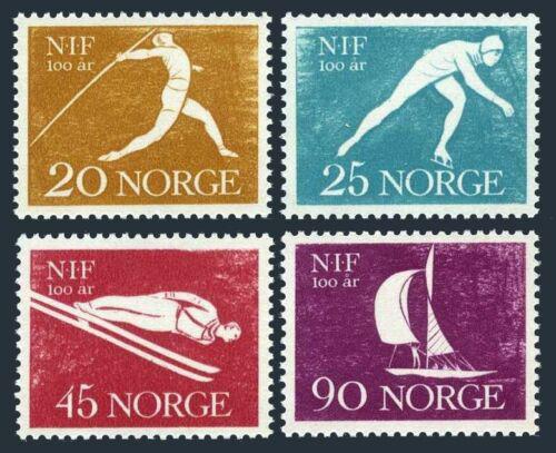 Poštovní známky Norsko 1961 Sport Mi# 452-55