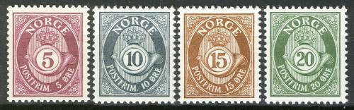 Potovn znmky Norsko 1962 Nominln hodnota Mi# 478-81 Kat 5.50 - zvtit obrzek