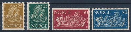 Potovn znmky Norsko 1963 Boj proti hladu Mi# 487-90