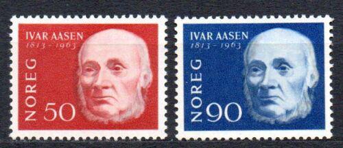 Poštovní známky Norsko 1963 Ivar Aasen, básník Mi# 496-97