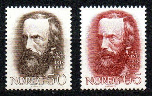 Poštovní známky Norsko 1968 Aasmund Olavsson Vinje, básník Mi# 568-69