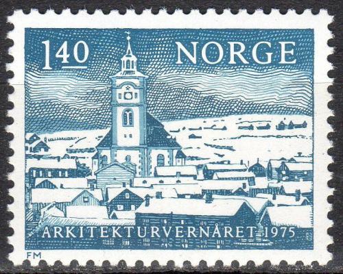 Poštovní známka Norsko 1975 Røros Mi# 702