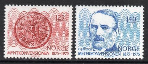 Poštovní známky Norsko 1975 Mezinárodní konvence Mi# 703-04