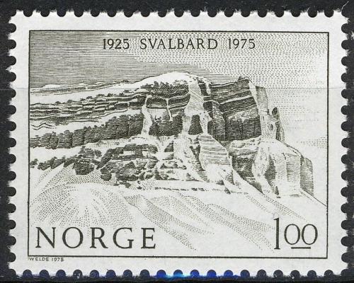 Poštovní známka Norsko 1975 Hora Templet Mi# 709