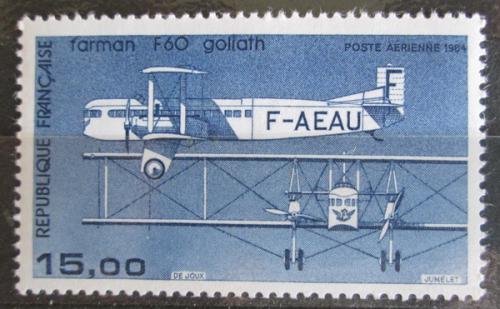 Poštovní známka Francie 1984 Dvojplošník Mi# 2428 Kat 5.80€