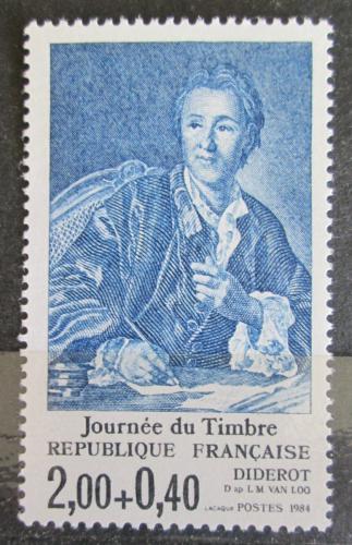 Poštovní známka Francie 1984 Denis Diderot, spisovatel Mi# 2430