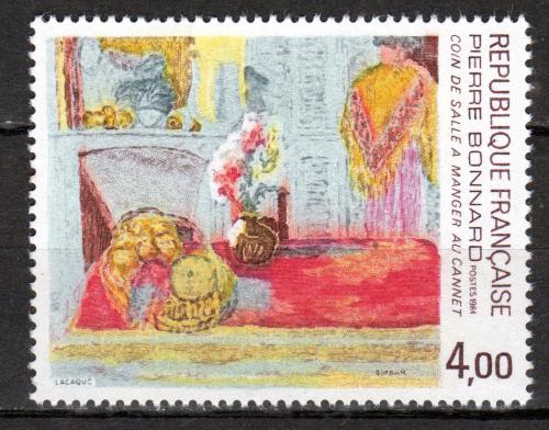Poštovní známka Francie 1984 Umìní, Pierre Bonnard Mi# 2438