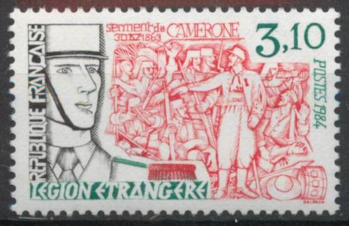Poštovní známka Francie 1984 Legionáøi Mi# 2443
