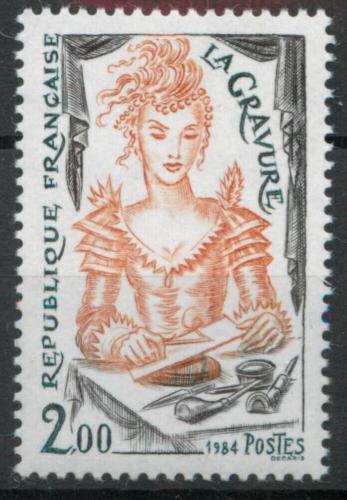Poštovní známka Francie 1984 Rytkynì Mi# 2448