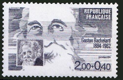 Poštovní známka Francie 1984 Gaston Bachelard, filozof Mi# 2452