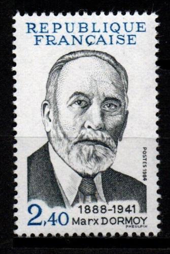 Poštovní známka Francie 1984 Marx Dormoy, politik Mi# 2462