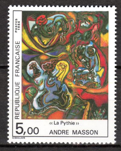 Poštovní známka Francie 1984 Umìní, André Masson Mi# 2469