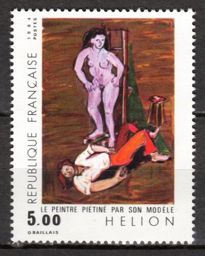 Poštovní známka Francie 1984 Umìní, Jean Hélion Mi# 2474