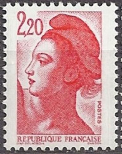 Poštovní známka Francie 1985 Alegorie svobody, Delacroix Mi# 2510 A