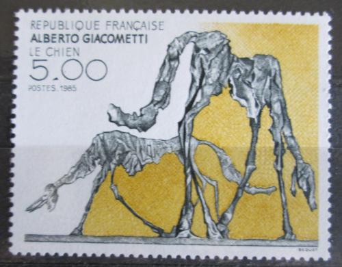 Poštovní známka Francie 1985 Bronzová socha, Alberto Giacometti Mi# 2524