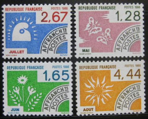 Poštovní známky Francie 1986 Dvanáct mìsícù Mi# 2527-30 Kat 6.40€