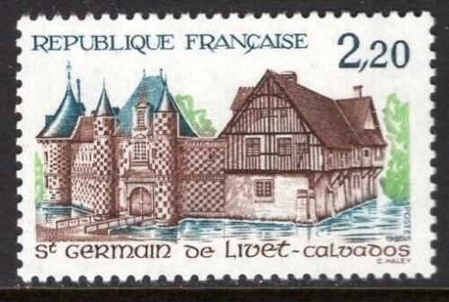 Poštovní známka Francie 1986 Zámek Saint-Germain-de-Livet Mi# 2538