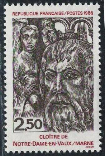 Poštovní známka Francie 1986 Socha z Notre-Dame-en-Vaux Mi# 2551