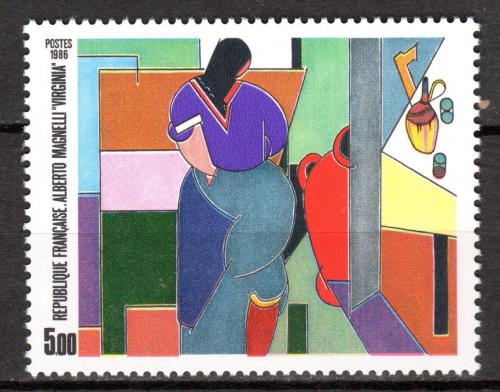 Poštovní známka Francie 1986 Umìní, Alberto Magnelli Mi# 2553 Kat 4.20€