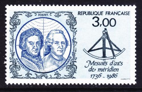 Poštovní známka Francie 1986 Expedice do Laponska Mi# 2561