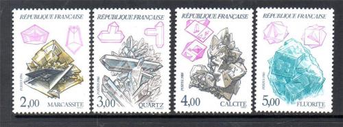 Poštovní známky Francie 1986 Minerály Mi# 2562-65 Kat 6€