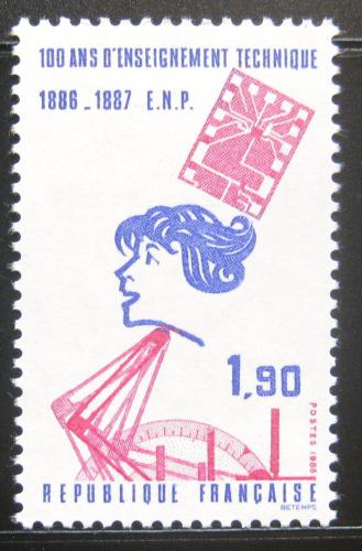 Poštovní známka Francie 1986 Technické vzdìlání Mi# 2577