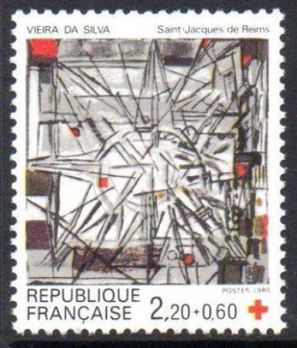 Poštovní známka Francie 1986 Vitráž Mi# 2582