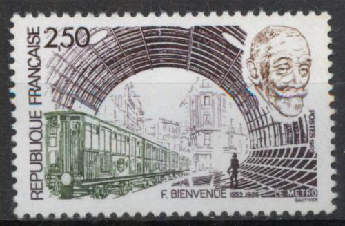 Poštovní známka Francie 1987 Paøížské metro Mi# 2586