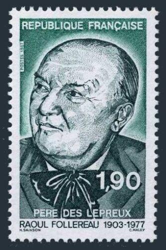 Poštovní známka Francie 1987 Raoul Follereau, spisovatel Mi# 2587