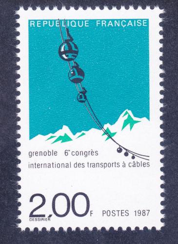 Poštovní známka Francie 1987 Horský masív Mi# 2613