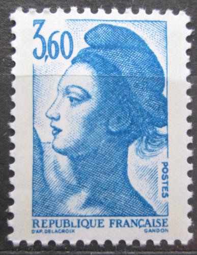Poštovní známka Francie 1987 Alegorie svobody, Delacroix Mi# 2620