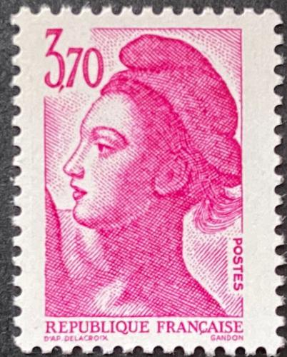 Poštovní známka Francie 1987 Alegorie svobody, Delacroix Mi# 2632