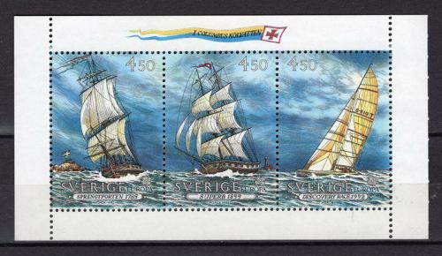Poštovní známky Švédsko 1992 Evropa CEPT, objevení Ameriky Mi# Block 196