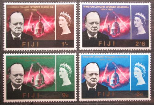 Poštovní známky Fidži 1966 Winston Churchill Mi# 187-90 Kat 7.50€