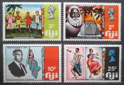 Poštovní známky Fidži 1970 Den nezávislosti Mi# 269-72