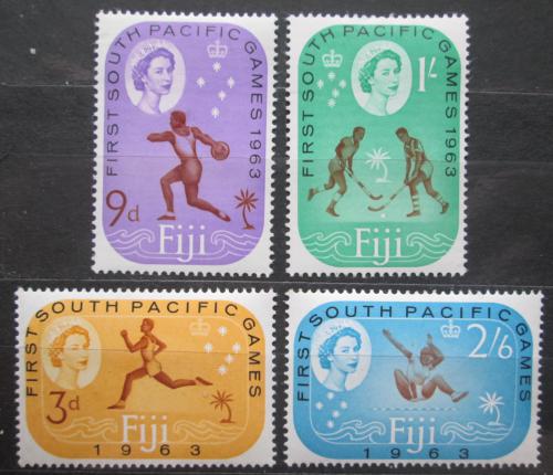 Poštovní známky Fidži 1963 Jihopacifické sportovní hry Mi# 171-74